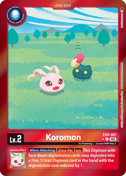 Koromon EX9-001 [ Inglese / Giapponese ]