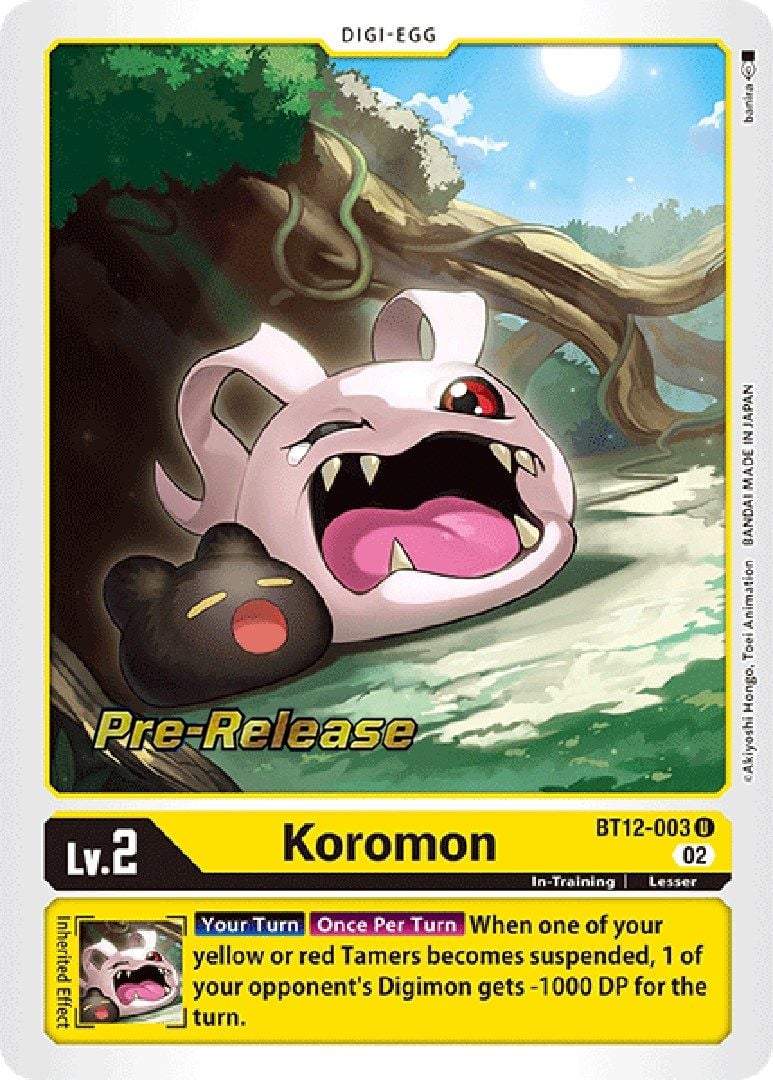 Koromon BT12-003 [ Inglese / Giapponese ]