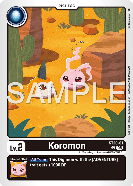 Koromon ST20-01 [ Inglese / Giapponese ]