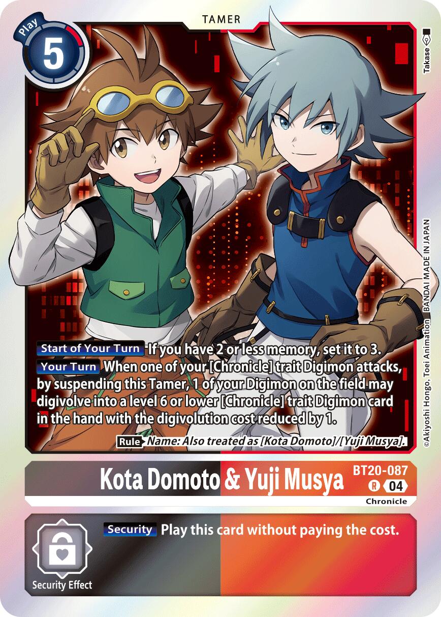 Kota Domoto & Yuji Musya BT20-087 [ Inglese / Giapponese ]