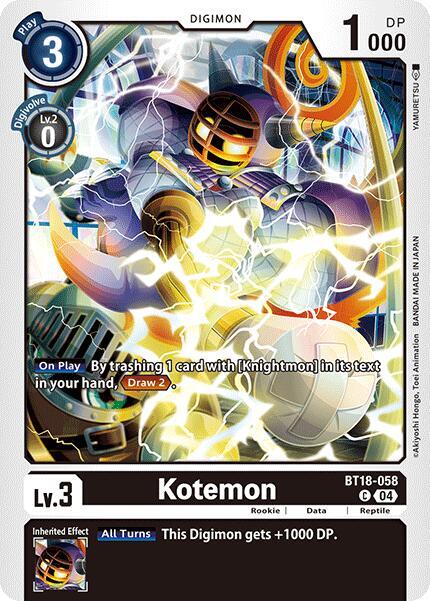 Kotemon BT18-058 [ Inglese / Giapponese ]