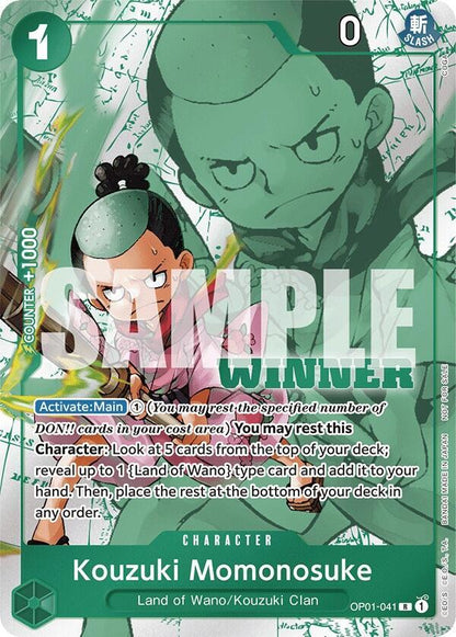 Kouzuki Momonosuke OP01-041 [ Inglese / Giapponese / Francese / Cinese Semplificato ]