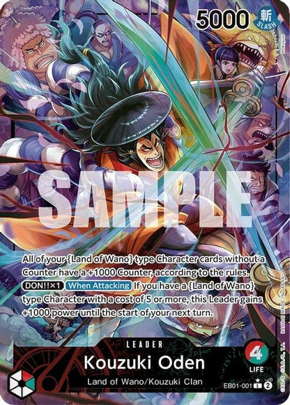 Kouzuki Oden EB01-001 [ Inglese / Giapponese / Francese / Cinese Semplificato ]