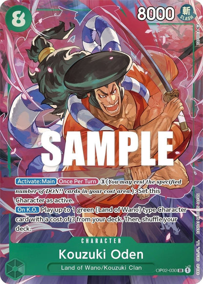 Kouzuki Oden OP02-030 [ Inglese / Giapponese / Francese / Cinese Semplificato ]