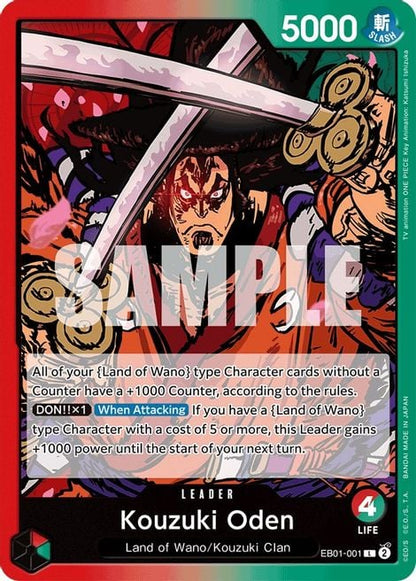 Kouzuki Oden EB01-001 [ Inglese / Giapponese / Francese / Cinese Semplificato ]