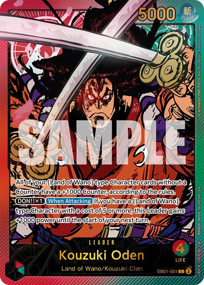 Kouzuki Oden EB01-001 [ Inglese / Giapponese / Francese / Cinese Semplificato ]