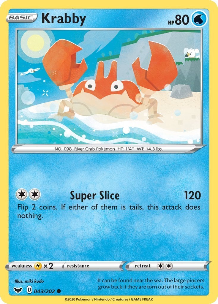 Krabby - Spada e Scudo 43/202 [ Italiano / Inglese ]