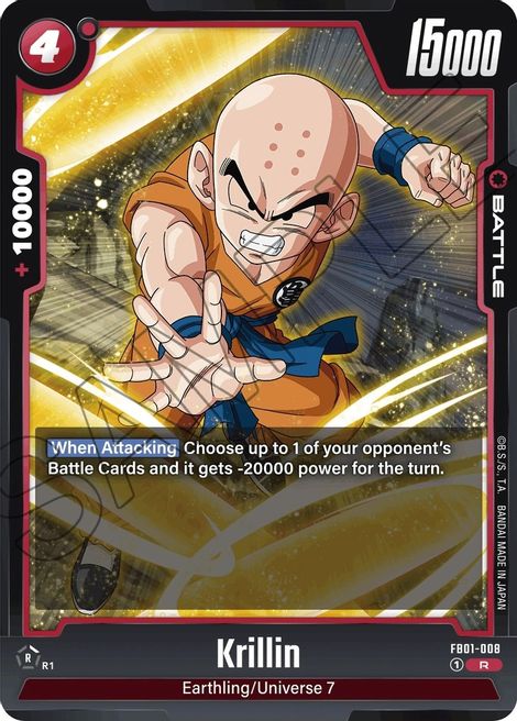 Krillin FB01-008 [ Inglese / Giapponese ]