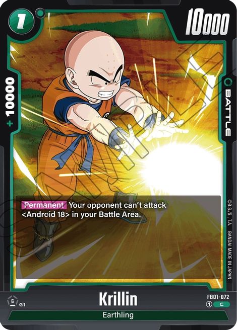 Krillin FB01-072 [ Inglese / Giapponese ]