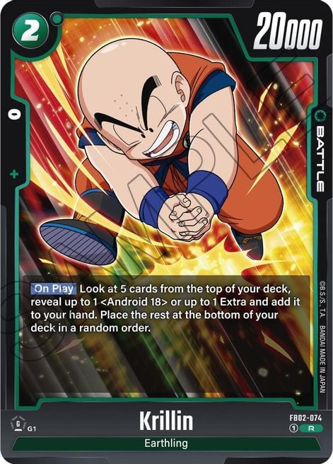 Krillin FB02-074 [ Inglese / Giapponese ]
