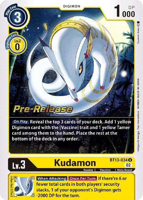Kudamon BT13-034 [ Inglese / Giapponese ]
