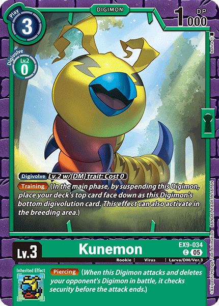 Kunemon EX9-034 [ Inglese / Giapponese ]