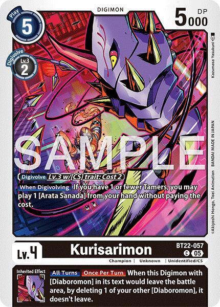 Kurisarimon BT22-057 [ Inglese / Giapponese ]