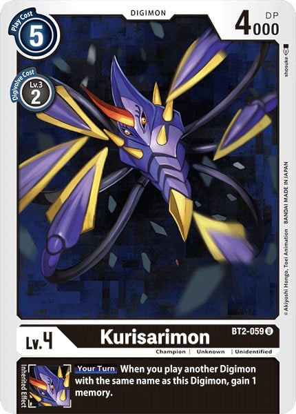 Kurisarimon BT2-059 [ Inglese / Giapponese ]