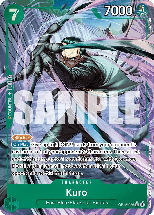 Kuro OP15-025 [ Inglese / Giapponese / Francese / Cinese Semplificato ]