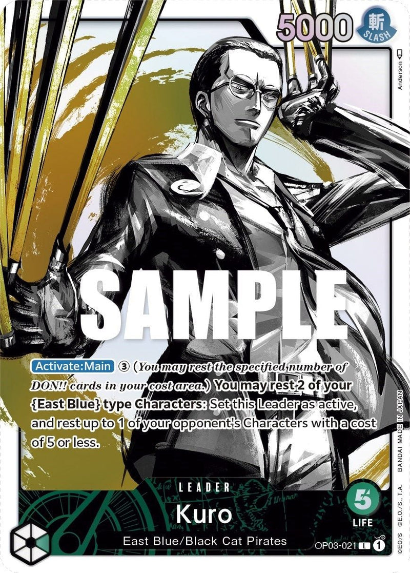 Kuro OP03-021 [ Inglese / Giapponese / Francese / Cinese Semplificato ]