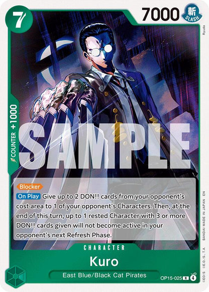 Kuro OP15-025 [ Inglese / Giapponese / Francese / Cinese Semplificato ]