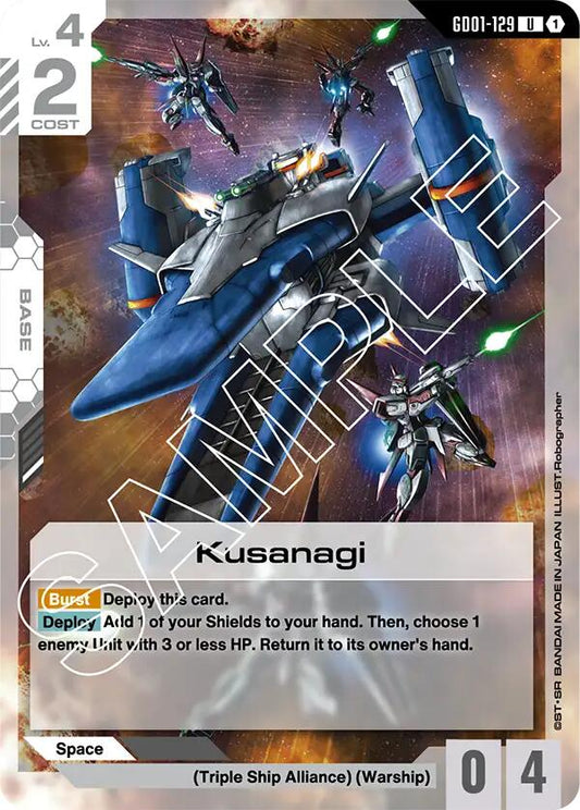 Kusanagi GD01-129 [ Inglese / Giapponese ]