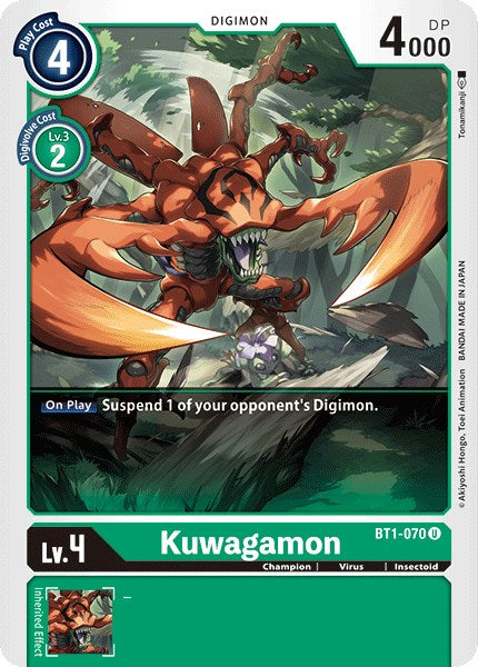 Kuwagamon BT1-070 [ Inglese / Giapponese ]