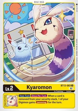 Kyaromon BT13-003 [ Inglese / Giapponese ]
