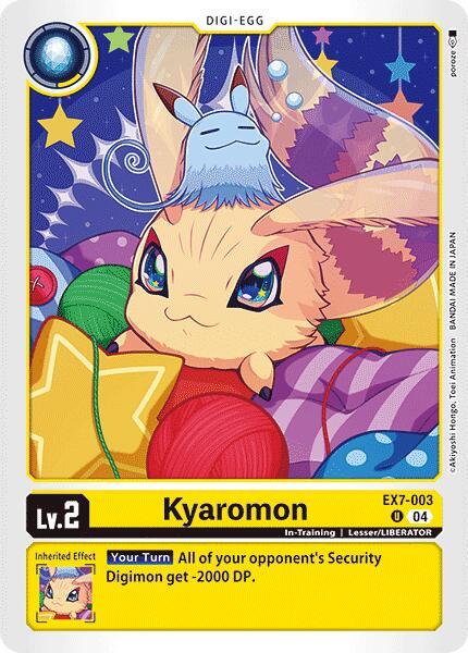 Kyaromon EX7-003 [ Inglese / Giapponese ]