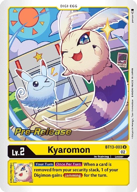 Kyaromon BT13-039 [ Inglese / Giapponese ]