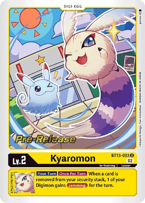 Kyaromon BT13-039 [ Inglese / Giapponese ]