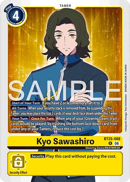 Kyo Sawashiro BT25-088 [ Inglese / Giapponese ]