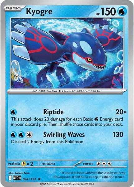 Kyogre - Megaevoluzione 034/132 [ Italiano ]