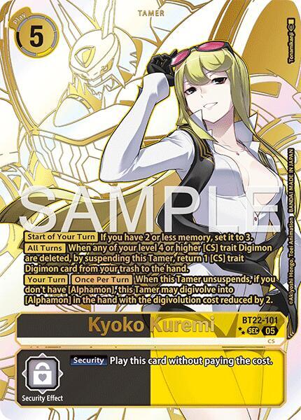 Kyoko Kuremi BT22-101 [ Inglese / Giapponese ]
