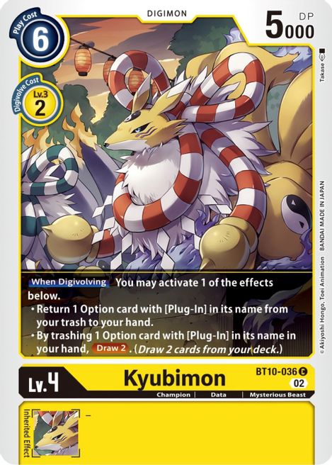 Kyubimon BT10-036 [ Inglese / Giapponese ]