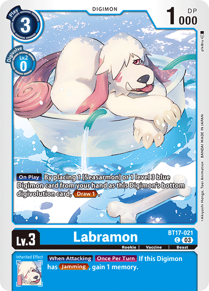Labramon BT17-021 [ Inglese / Giapponese ]