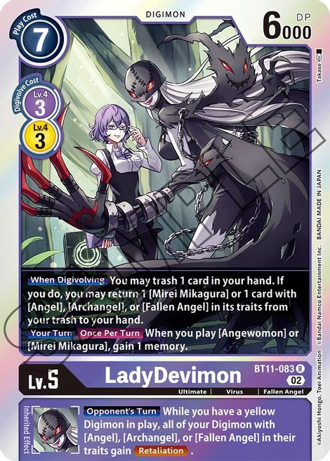 LadyDevimon BT11-083 [ Inglese / Giapponese ]