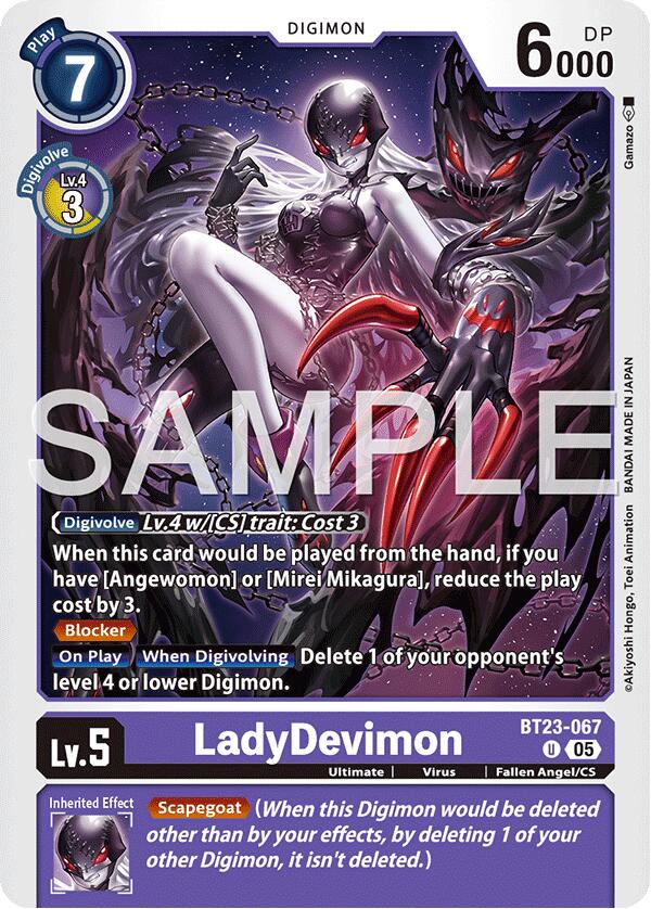 LadyDevimon BT23-067 [ Inglese / Giapponese ]