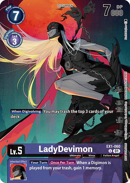 LadyDevimon EX1-052 [ Inglese / Giapponese ]
