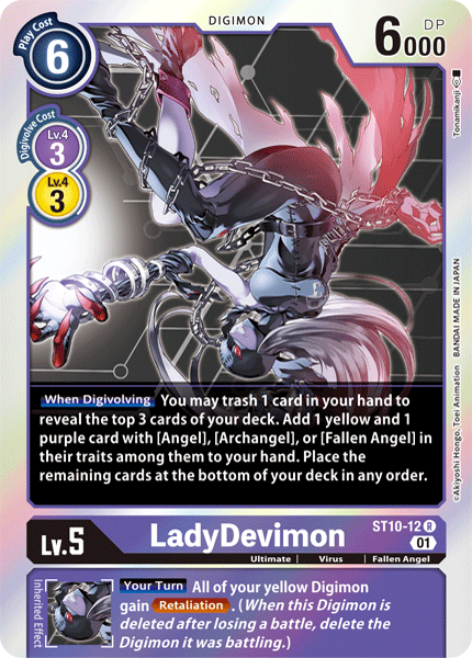 LadyDevimon ST10-12 [ Inglese / Giapponese ]