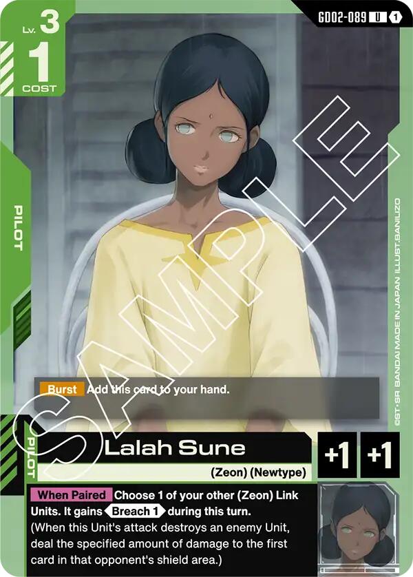 Lalah Sune GD02-089 [ Inglese / Giapponese ]