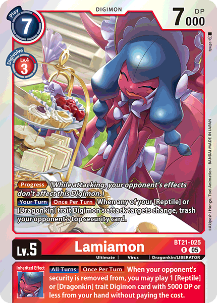Lamiamon BT21-025 [ Inglese / Giapponese ]