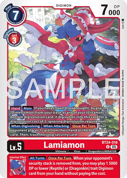 Lamiamon BT24-016 [ Inglese / Giapponese ]
