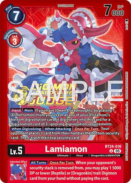 Lamiamon BT24-016 [ Inglese / Giapponese ]