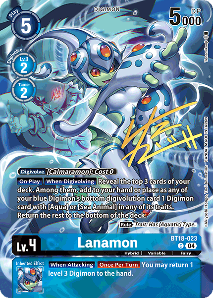 Lanamon BT18-023 [ Inglese / Giapponese ]