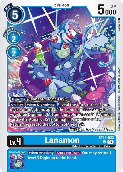 Lanamon BT18-023 [ Inglese / Giapponese ]