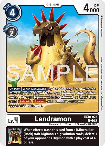 Landramon EX10-028 [ Inglese / Giapponese ]