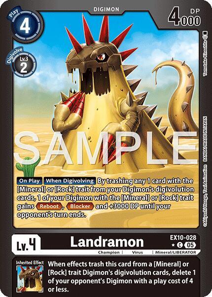 Landramon EX10-028 [ Inglese / Giapponese ]