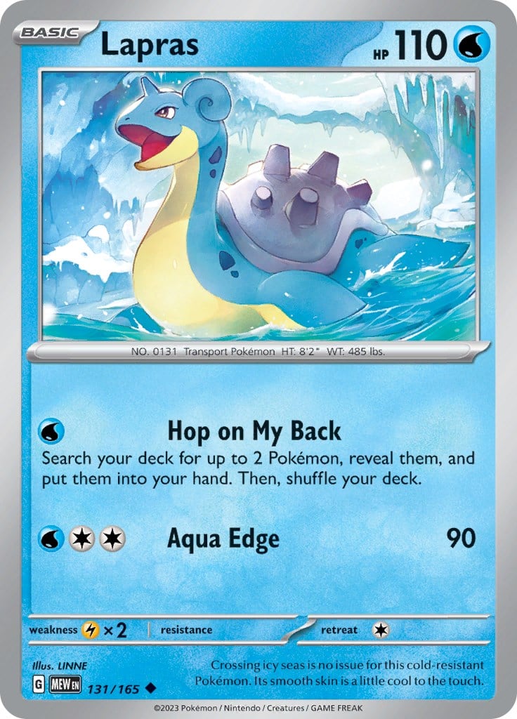 Lapras - 151 131/165 [ Italiano / Inglese ]
