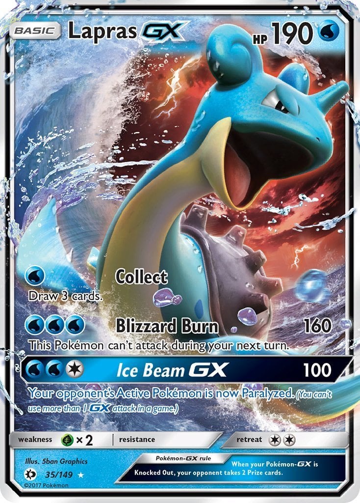 Lapras GX - Sole e Luna 35/149 [ Italiano / Inglese ]