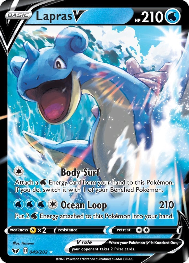 Lapras V - Spada e Scudo 49/202 [ Italiano / Inglese ]