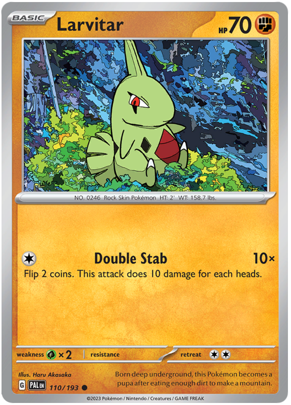 Larvitar - Evoluzioni a Paldea 110/193 [ Italiano ]