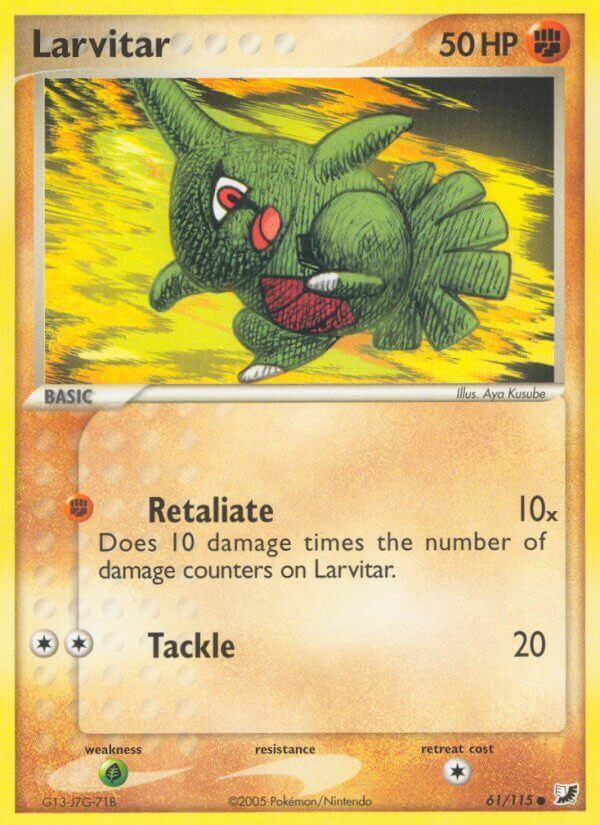 Larvitar - EX Forze Segrete 61/115 [ Italiano / Inglese ]