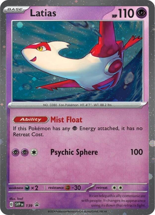 Latias - SVP Black Star Promos SVP 139 [ Italiano ]